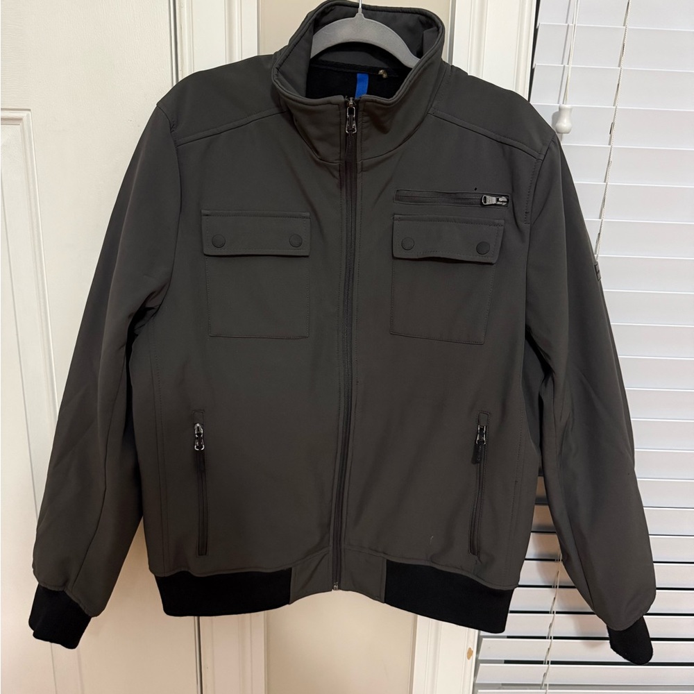 Calvin Klein Men's Dark Gray Softshell Jacket